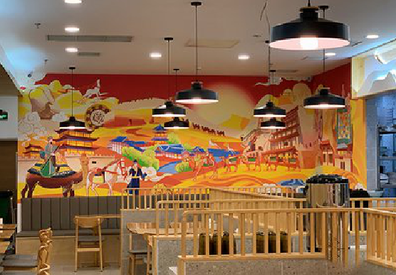  萧县商业空间彩绘介绍。