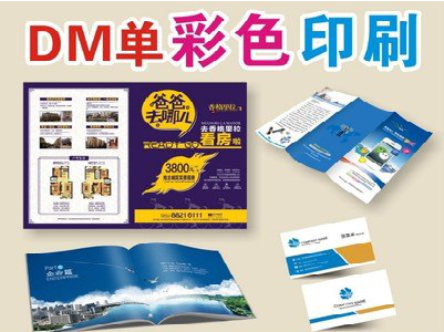  萧县单页印刷，色彩搭配简单。