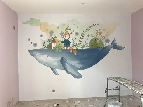  萧县手绘墙的特点及优势。